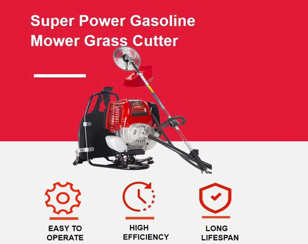 Multifunction 4stroke String Trimmer Brush Cutter Automatic Portable Lawn Mower Grass Cutting Machine